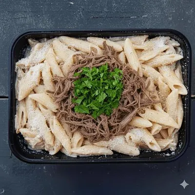 پاستا بیف آلفردو مخصوص گریل لند